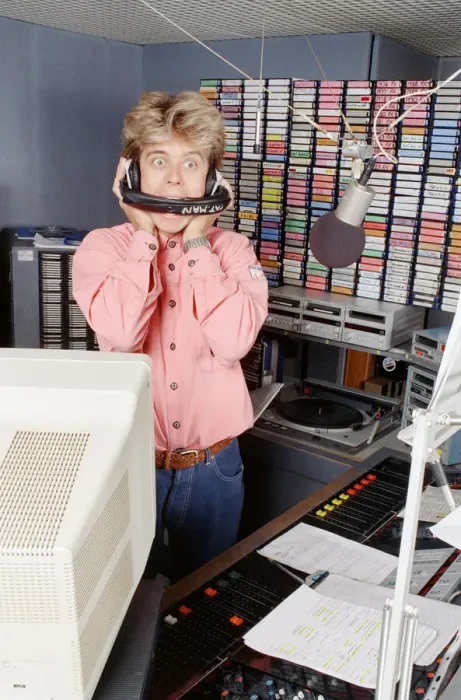 Framed Print : Pat Sharp (born Patrick Sharpin, 25 October 1961)s an English radio Framed Print : Pat Sharp (born Patrick Sharpin, 25 October 1961)s an English radio