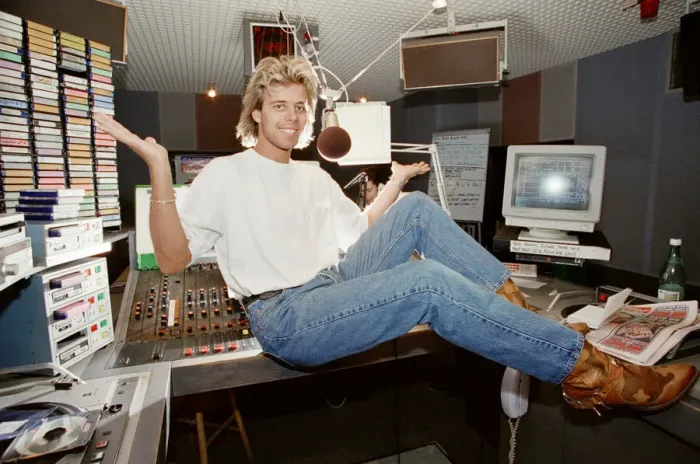 Framed Print : Pat Sharp (born Patrick Sharpin, 25 October 1961)s an English radio Framed Print : Pat Sharp (born Patrick Sharpin, 25 October 1961)s an English radio