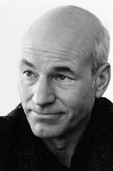 Patrick Stewart, actor, who is playing the role of Captain Jean Luc Picard in Star Trek