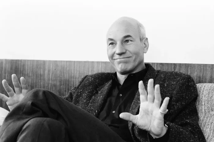 Framed Print : Patrick Stewart, actor, who is playing the role of Captain Jean Luc Picard in Star Trek Framed Print : Patrick Stewart, actor, who is playing the role of Captain Jean Luc Picard in Star Trek
