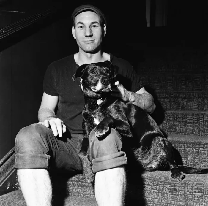 Framed Print : Patrick Stewart, who is starring as Launce in The Royal Shakespeare Company Framed Print : Patrick Stewart, who is starring as Launce in The Royal Shakespeare Company