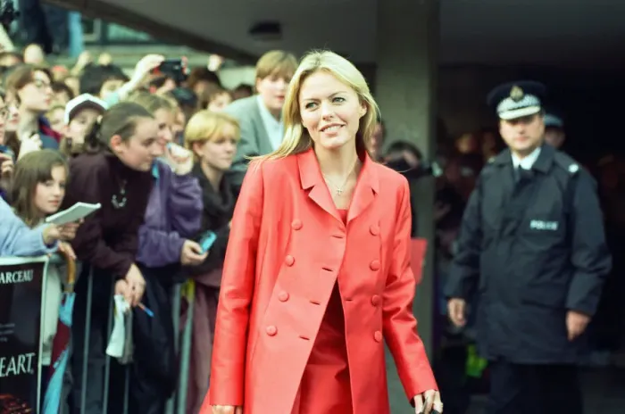 Framed Print : Patsy Kensit attends the premiere of Braveheart in Stirling, Scotland. 3rd September 1995