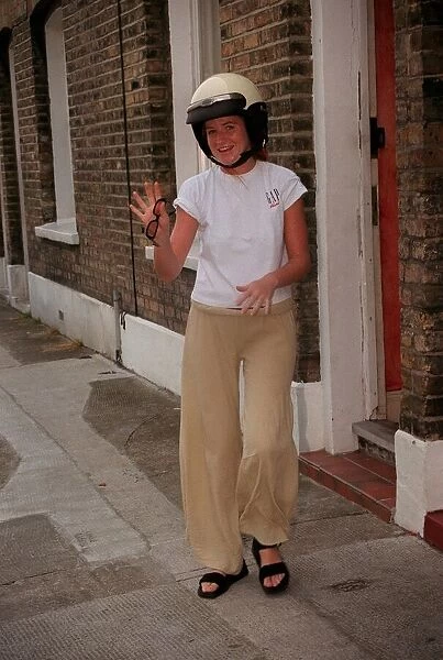 Patsy Palmer Actress August 98 Eastenders actress outside her home in east london