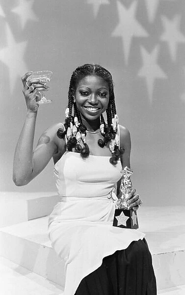 Patti Boulaye, Singer and winner of TV Talent Show New Faces, April 1978