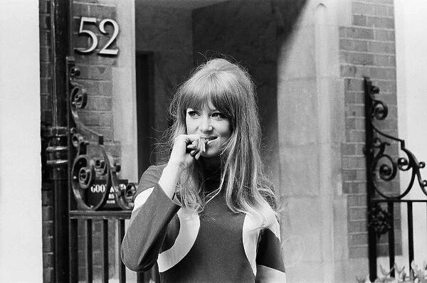 Pattie Boyd returns to modelling for the first time since her marriage to George Harrison