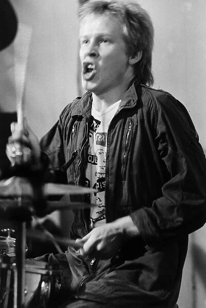 Paul Cook drummer pop group punk The Sex Pistols 1977