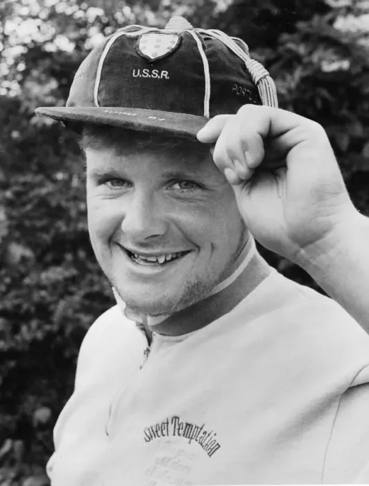 Framed Print : Paul Gascoigne proudly displays one of his under 21 caps as well as a touch of designer Framed Print : Paul Gascoigne proudly displays one of his under 21 caps as well as a touch of designer
