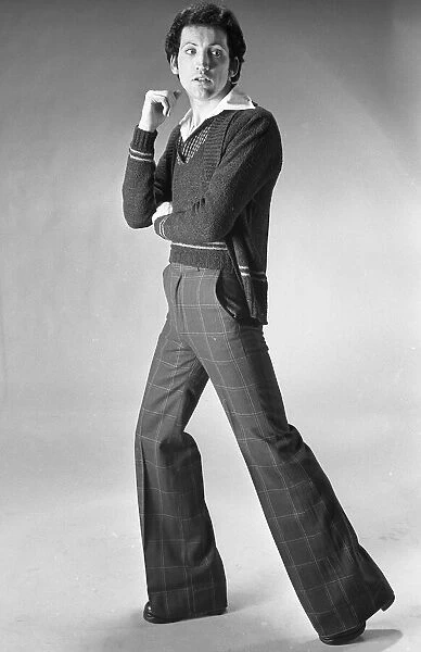 Paul Jaegar seen here modeling the latest mens wear fashions for 1973 Rev 3065
