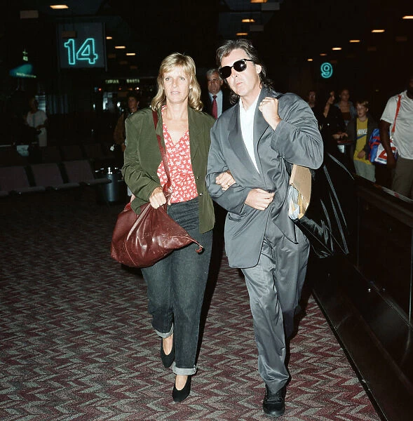 Paul and Linda McCartney at LAP. 10th August 1989