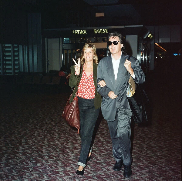 Paul and Linda McCartney at LAP. 10th August 1989