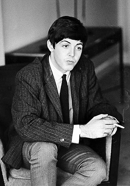 Paul McCartney pictured at the London residence of 'Daily Mirror'