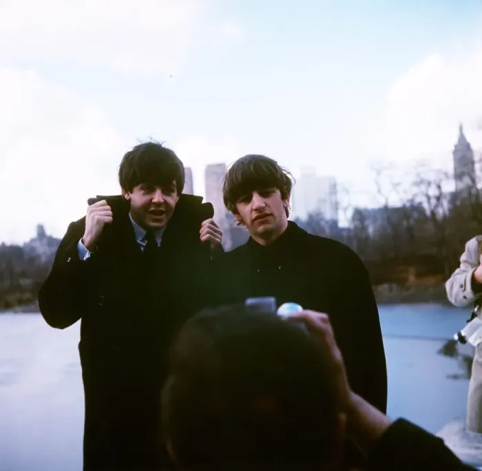 Framed Print : Paul McCartney and Ringo Starr, in New Yorks Central Park Framed Print : Paul McCartney and Ringo Starr, in New Yorks Central Park