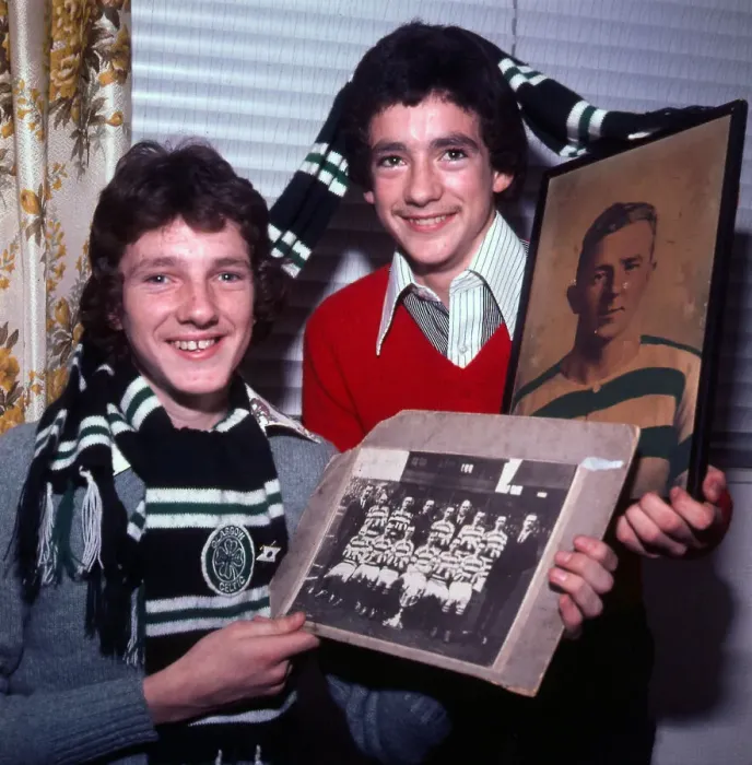 Framed Print : Paul McStay and brother Willie as teenagers circa 1980