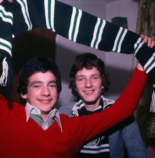Paul McStay and brother Willie as teenagers Circa 1980