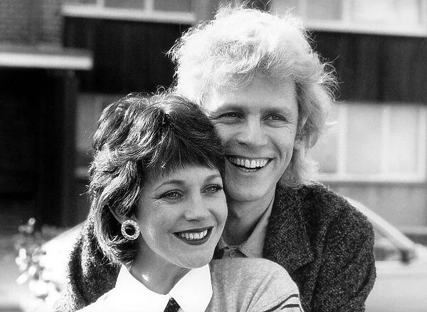 Paul Nicholas Actor with Jan Francis - stars in the TV Programme Just Good Friends