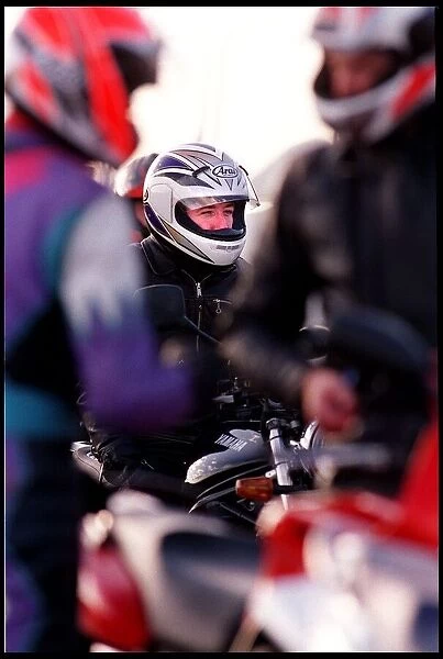 Paul O Donell Knockhill racing circuit September 1998 for his training session