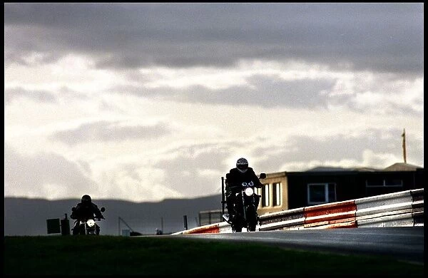 Paul O Donell Knockhill racing circuit September 1998 for his training session