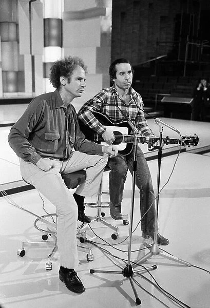 Paul Simon and Art Garfunkel, one of the greatest duos in pop music history