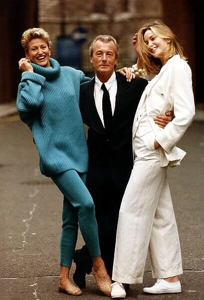 Paula Hamilton Model With Top Photographer Terry O Neill And Model Lisa Butcher