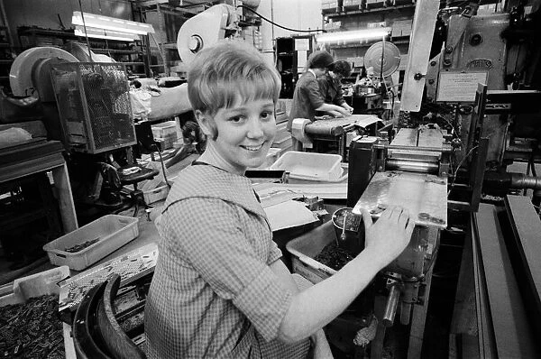 Pauline Hodgson who works at the Formica factory on the Coast Road, North Shields