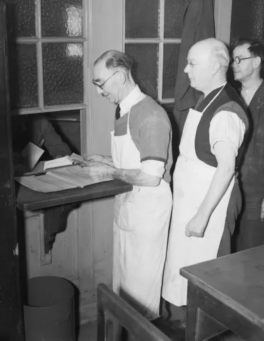 Framed Print : Pay Day 1952 C429