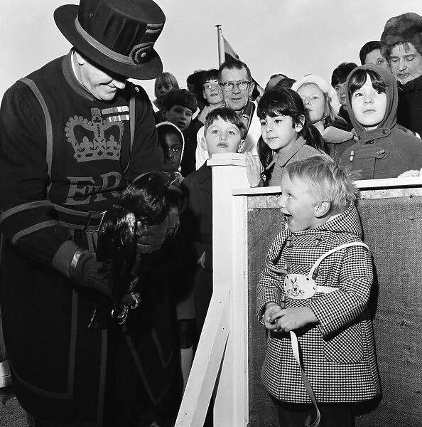 PDSA animal Christmas party. Pictured, Yeoman Quartermaster H T Johns from the Tower of