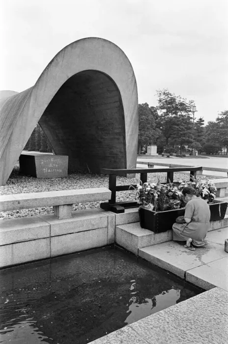 Framed Print : Peace Memorial Park, Hiroshima, Japan, August 1967. Our Picture Shows Framed Print : Peace Memorial Park, Hiroshima, Japan, August 1967. Our Picture Shows