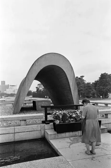 Framed Print : Peace Memorial Park, Hiroshima, Japan, August 1967. Our Picture Shows Framed Print : Peace Memorial Park, Hiroshima, Japan, August 1967. Our Picture Shows