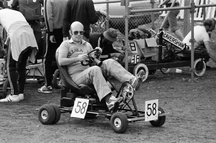 Framed Print : Pedal Go Kart Grand Prix, Ascot, England, August 1980 Framed Print : Pedal Go Kart Grand Prix, Ascot, England, August 1980