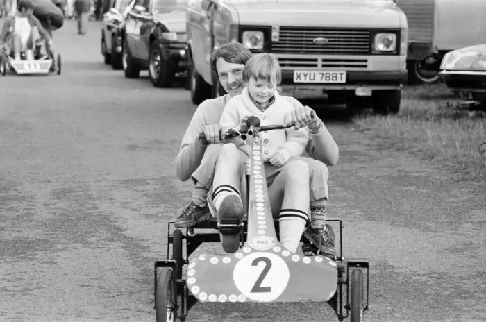 Framed Print : Pedal Go Kart Grand Prix, Ascot, England, August 1980 Framed Print : Pedal Go Kart Grand Prix, Ascot, England, August 1980