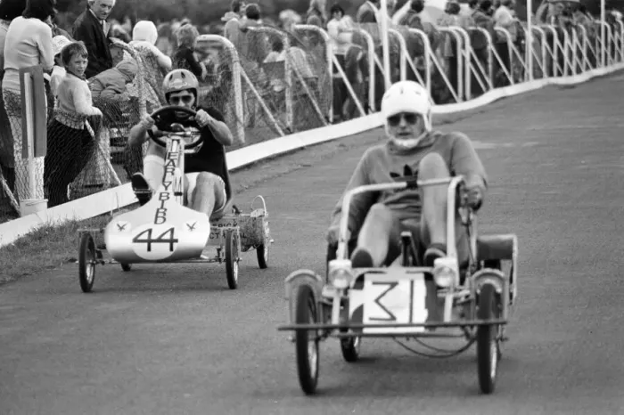 Framed Print : Pedal Go Kart Grand Prix, Ascot, England, August 1980 Framed Print : Pedal Go Kart Grand Prix, Ascot, England, August 1980
