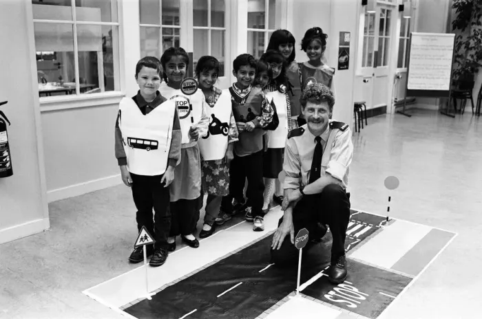 Framed Print : Pedestrians - and vehicles - crossing... Mount Pleasant Junior School pupils have had a Framed Print : Pedestrians - and vehicles - crossing... Mount Pleasant Junior School pupils have had a