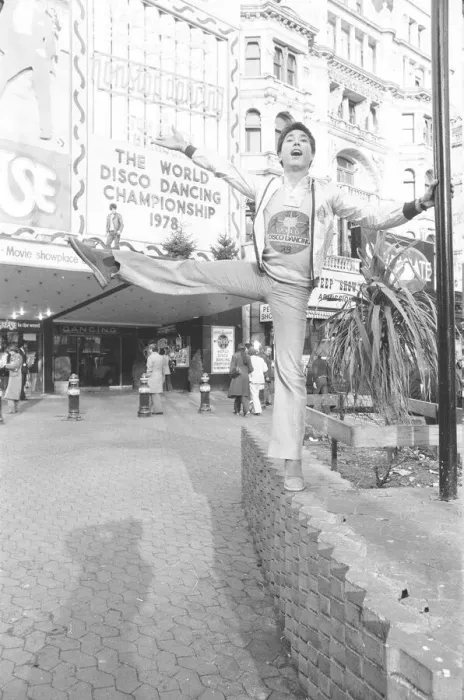 Framed Print : Pedro Sombra (38) from Argentina who is to old to take part in the 1978 World Disco Framed Print : Pedro Sombra (38) from Argentina who is to old to take part in the 1978 World Disco