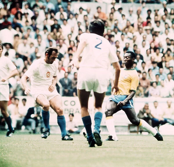 Pele football Brazil v Czechoslovakia World Cup