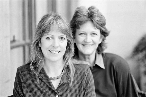 Penelope Wilton with Wendy Wood, who she portrays in Cry Freedom