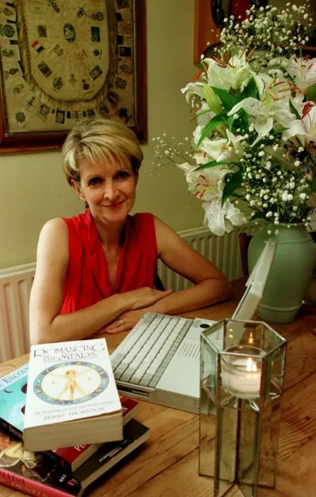 Framed Print : Penny Thornton Astrologer to Princess Diana June 1998 Framed Print : Penny Thornton Astrologer to Princess Diana June 1998