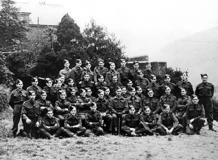 Framed Print : Penrhiwceiber Home Guard pose for the camera Circa 1941 Framed Print : Penrhiwceiber Home Guard pose for the camera Circa 1941