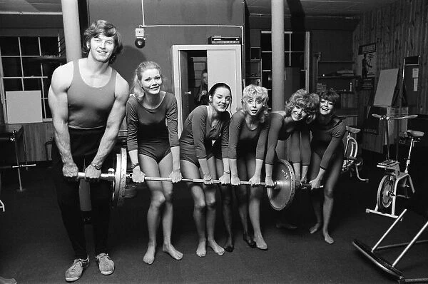 Penthouse girls football team training at David Prowse Gymnasium