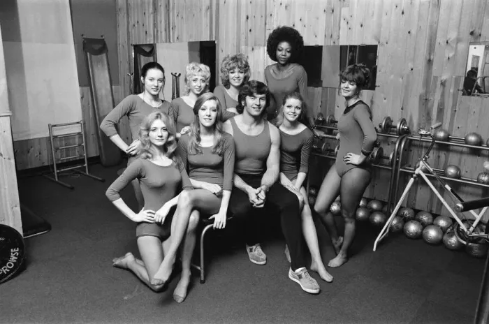 Framed Print : Penthouse girls football team training at David Prowse Gymnasium
