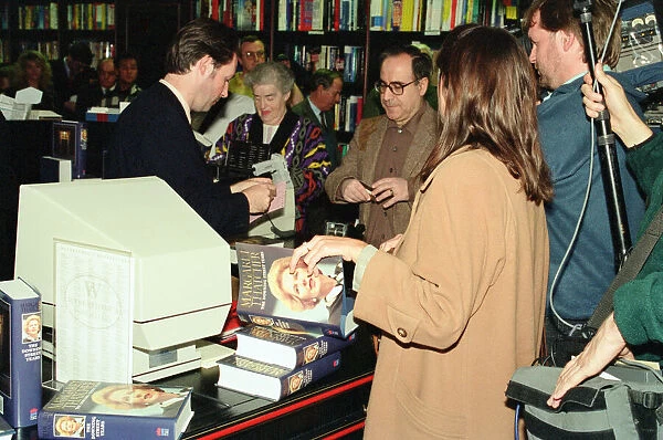 People buying copies of Margaret Thatchers memoir '