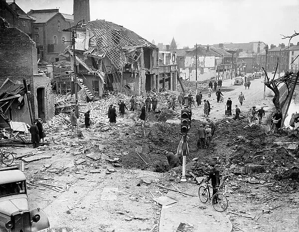 People of Coventry wandered around in a daze taking in the destruction around them