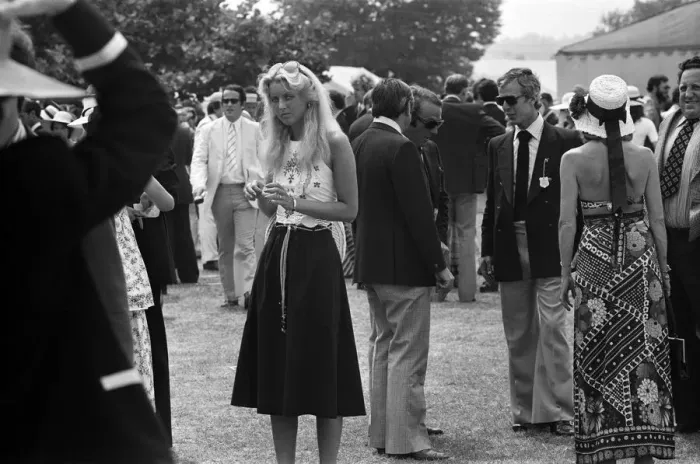 Framed Print : People enjoying the Henley Regatta. River Thames, Henley-on-Thames, Oxfordshire