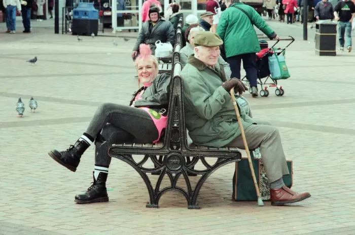 Framed Print : Performers from Redcar and Cleveland MIND, take part in street cabaret event to preview