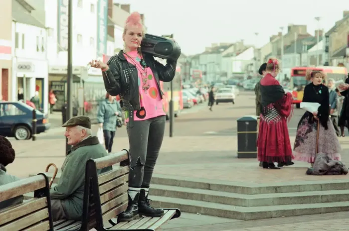 Framed Print : Performers from Redcar and Cleveland MIND, take part in street cabaret event to preview Framed Print : Performers from Redcar and Cleveland MIND, take part in street cabaret event to preview
