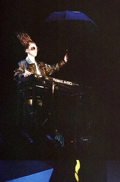 The Pet Shop Boys, performing at The Birmingham National Exhibition Centre