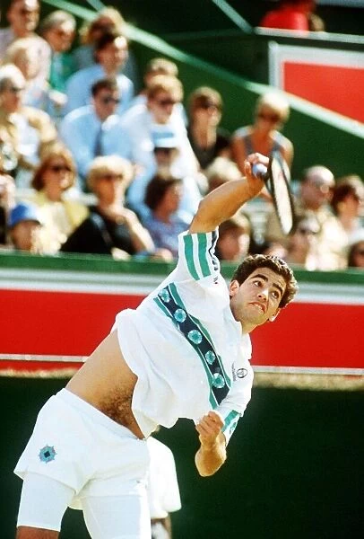 Pete Sampras plays at the Stella Artois tennis championships