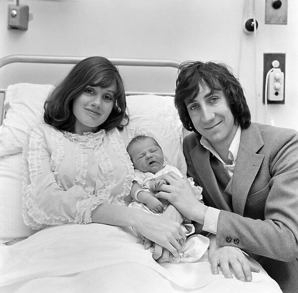Pete Townshend of British rock group The Who with his wife Karen