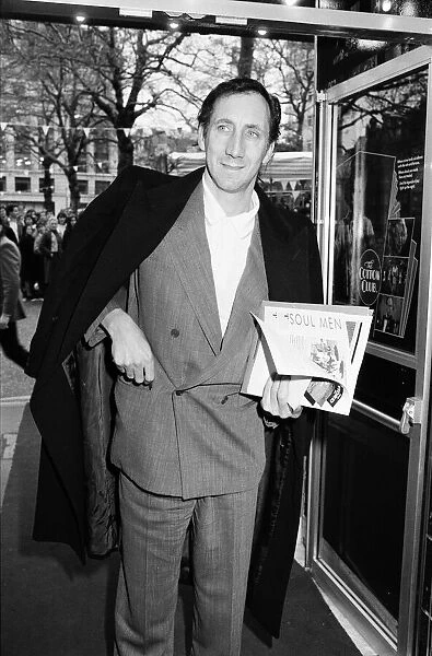Pete Townshend, guitarist in British rock group The Who