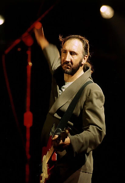 Pete Townshend lead guitarist of the Who