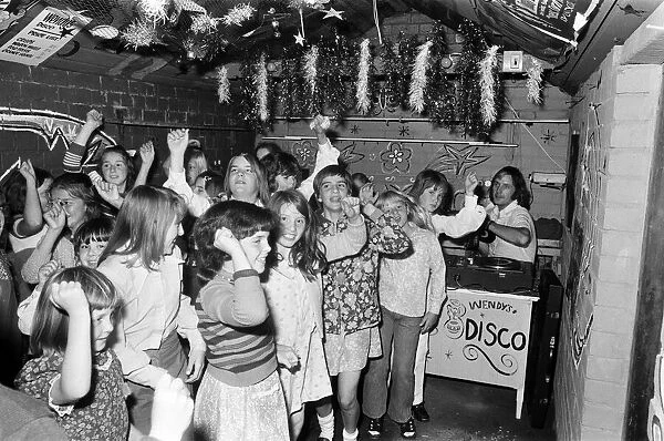 Pete Waterman, DJ at Garage disco in Coundon, Coventry. 7th August 1973